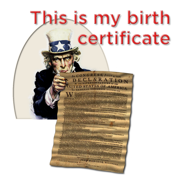 Uncle Sam's birth certificate