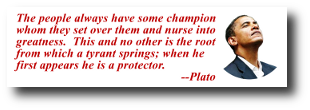 Plato on Obama, x-small