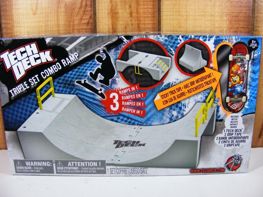 Tech Deck TRIPLE SET COMBO RAMP Skatepark Fingerboard eBay
