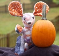 Harvest the Mouse with Ghost Costume