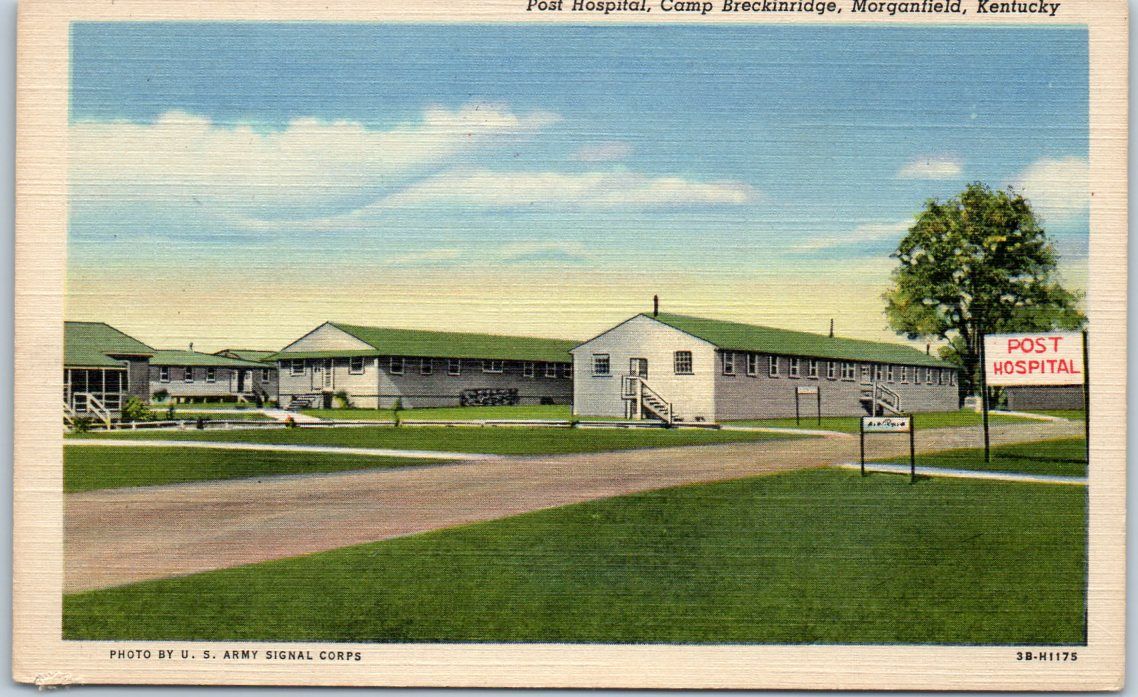 Kentucky Postcard "Post Hospital, CAMP BRECKENRIDGE