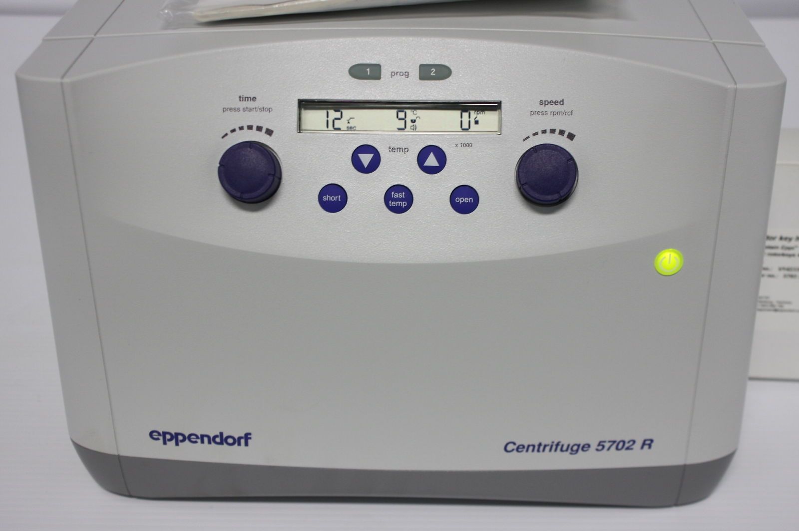 New Eppendorf 5702R Refrigerated Centrifuge 230v 5703 000 012 230 Volts