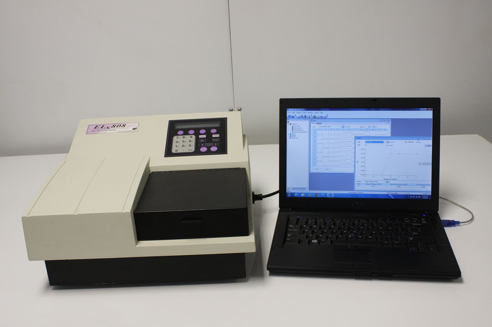 Tested BioTek Biotek ELx808UV ELX808IU Ultra Microplate Reader