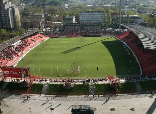 Estádio Bilino Polje em Zenica, Básnia