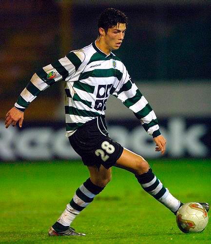 Estreia de Ronaldo pelos Seniores do Sporting com 17 anos