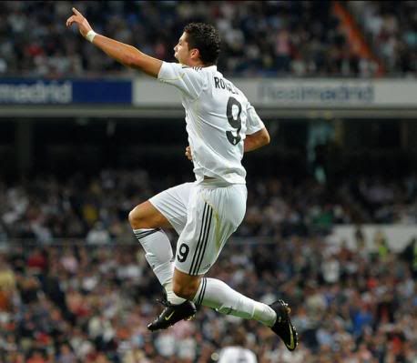 Cristiano Ronaldo festeja golo ao Xerez