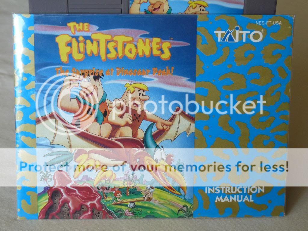 The Flintstones Surprise at Dinosaur Peak with Manual Nintendo NES 