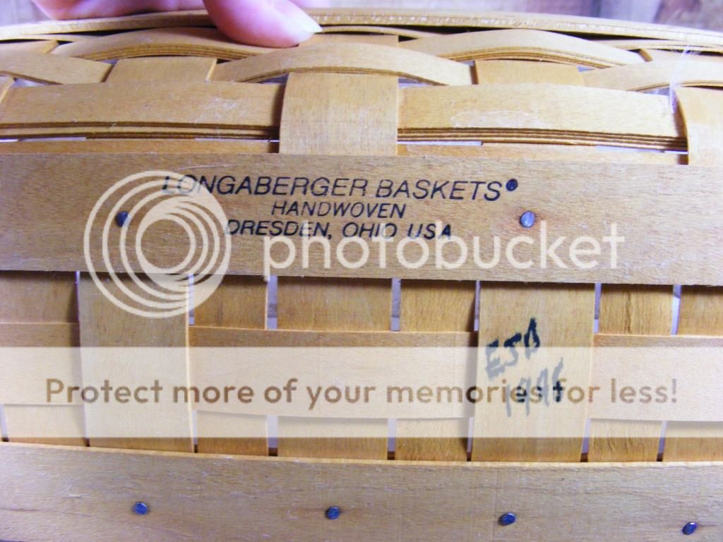 Longaberger Flower Pot Basket Divided Plastic Liner Set  
