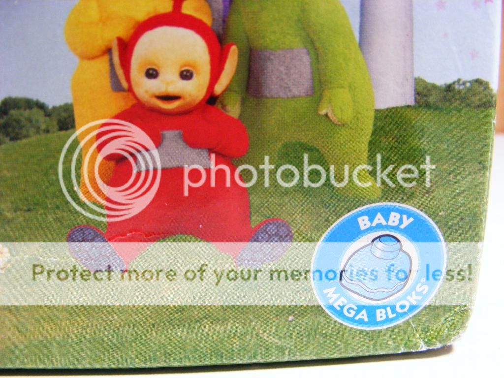 Teletubbies Build & Count Baby Mega Bloks New 8 Pc SEt  