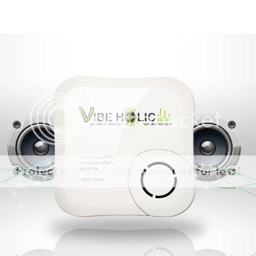 Portable Vibration Speaker Vibe Holic iPod  PMP PS3