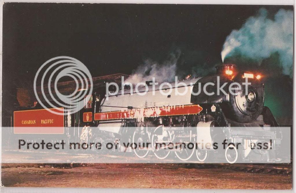 Southern Railway Postcard Railroad Steam Train Locomotive Engine 2839 Penn 1979