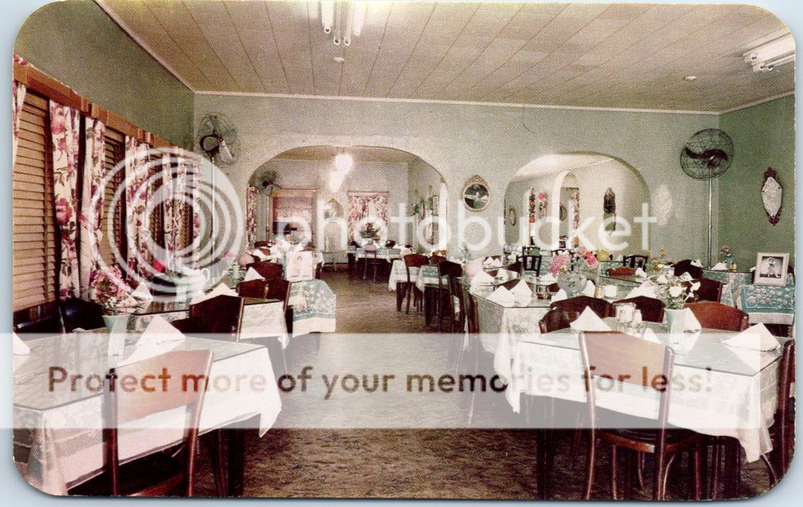 Neptune New Jersey Postcard Carolina Tea Room Restaurant
