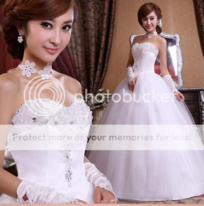  bride wedding sweet princess wedding dress, wedding gowns, wedding 