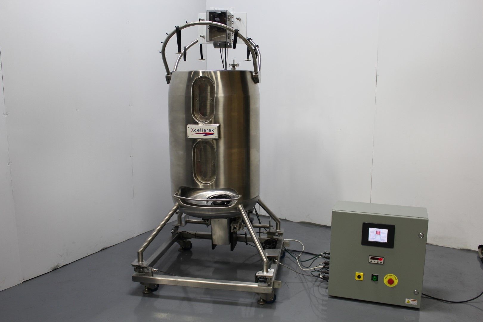 GE Xcellerex XDR-200 200L Bioreactor Single-Use Jacketed Reactor XDR200 ...