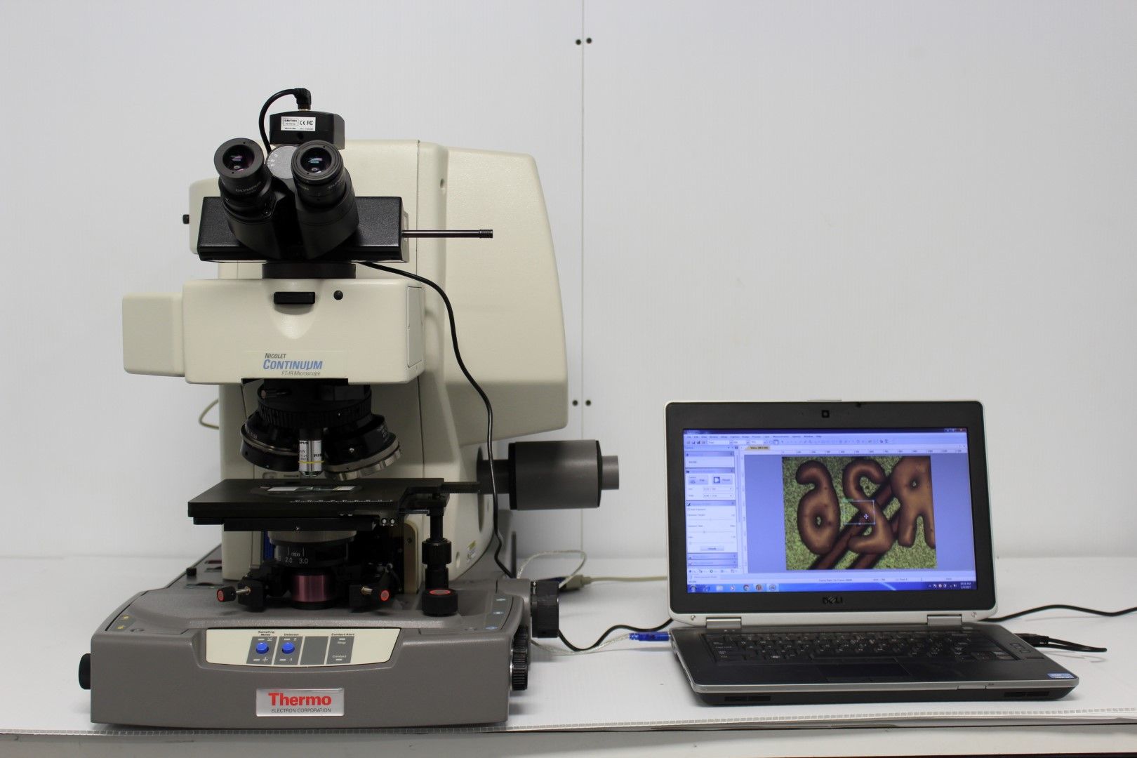 Thermo Scientific Nicolet Continuum, TIR Infrared Microscope BF DF ...