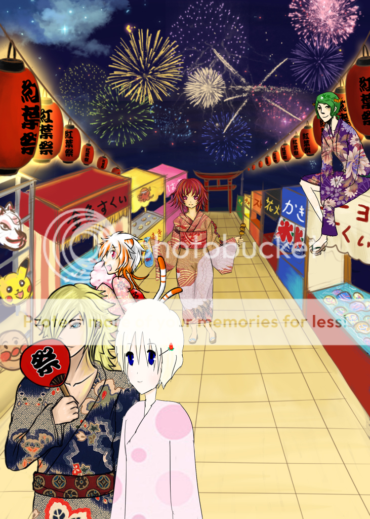 【夏日祭典】红叶盛夏花火夜(快来合图嘛~合嘛合嘛合嘛~)